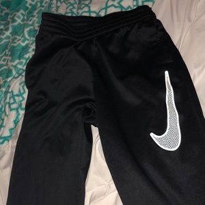 Boys Black nike dry-fit pants